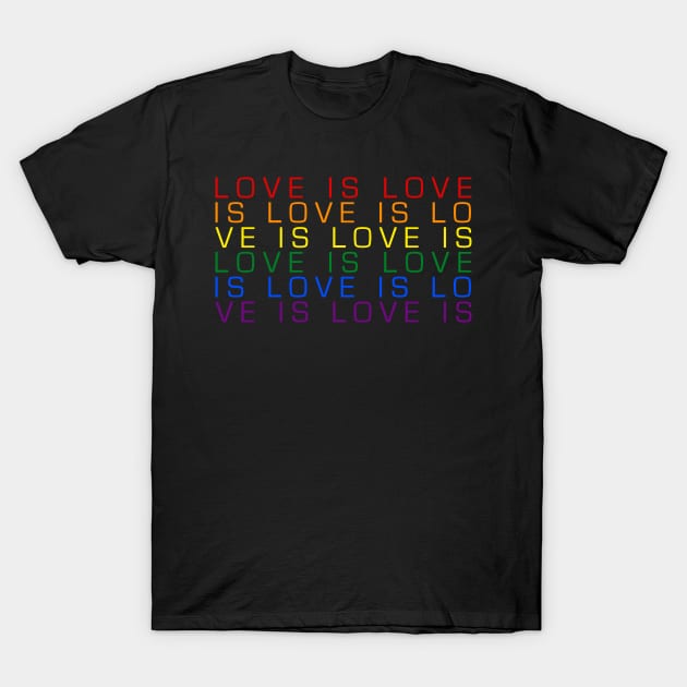 Love Is Love Wrap T-Shirt by teecloud